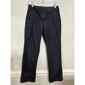 Talbots Petites Dark Wash Stretch Denim Trousers – Size 4P